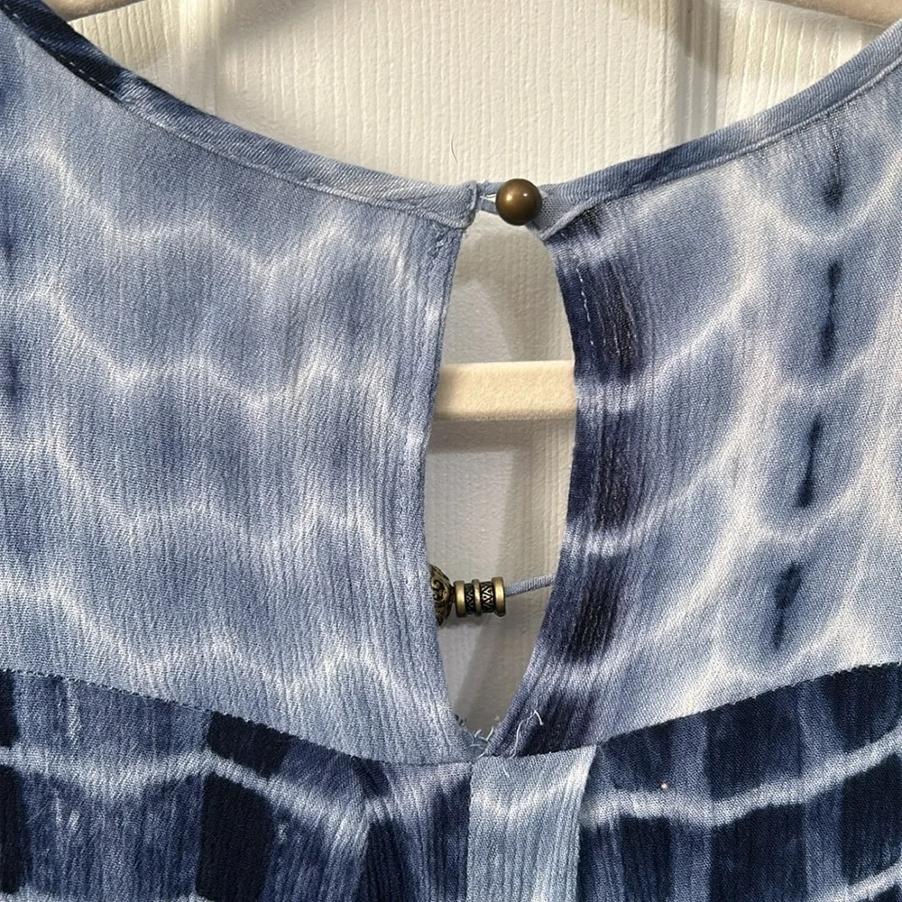 Umgee top. Oversized. 3/4 length sleeves. Blue. Size M. - Picture 7 of 9